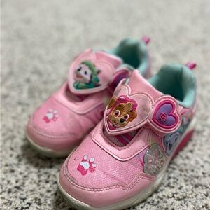 Paw patrol Velcro light up sneakers size 11